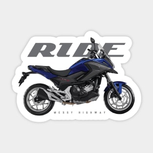 Ride nc blu black Sticker